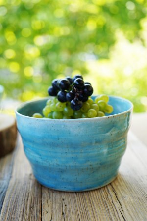 Preview: wunderschöne handgedrehte Schale Bowl für Obst, Pralinen, kekse, etc.
